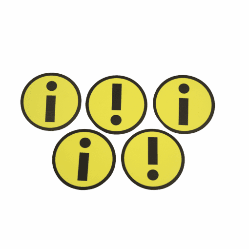 Magneet Smiley  2.5 cm glanzend - Afbeelding 6