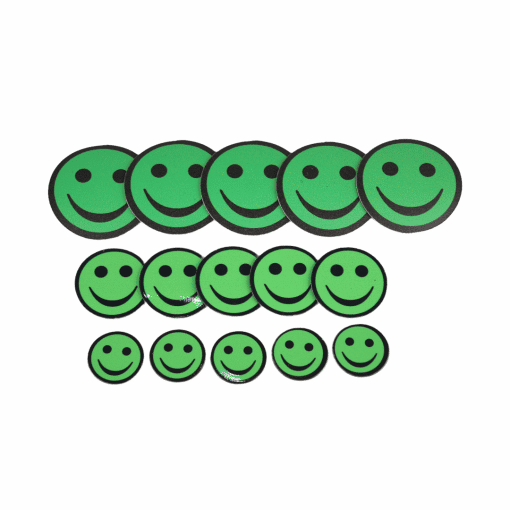 Magneet Smiley  2.5 cm glanzend - Afbeelding 3