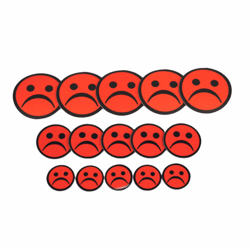 Magneet Smiley  2.5 cm glanzend - Afbeelding 2