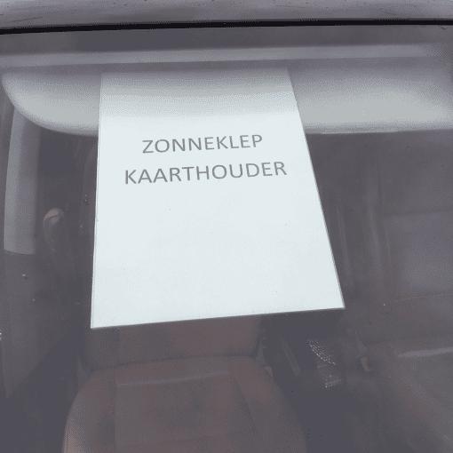 Zonneklep prijskaarthouder (polycarbonaat) - Afbeelding 2