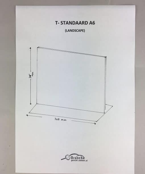 T standaard A6