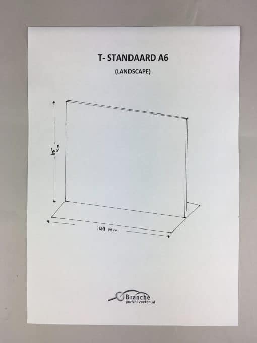 T standaard A6