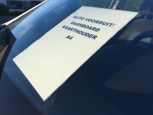 Auto voorruit/dashboard kaarthouder A4