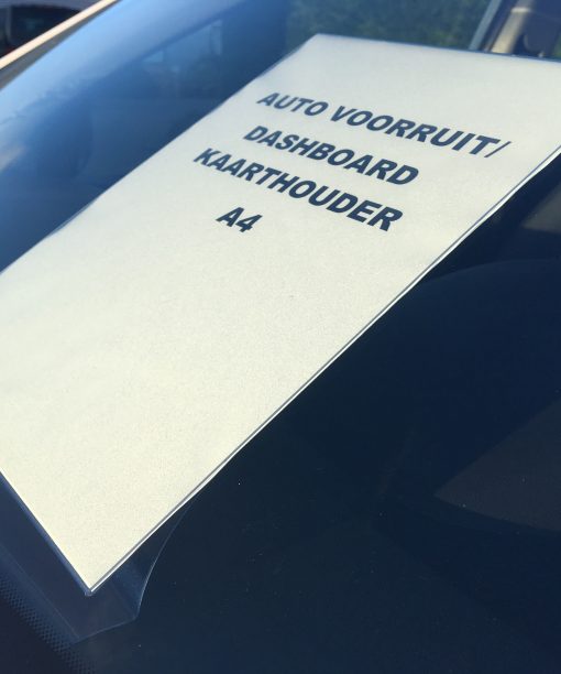 Auto voorruit/dashboard kaarthouder A4