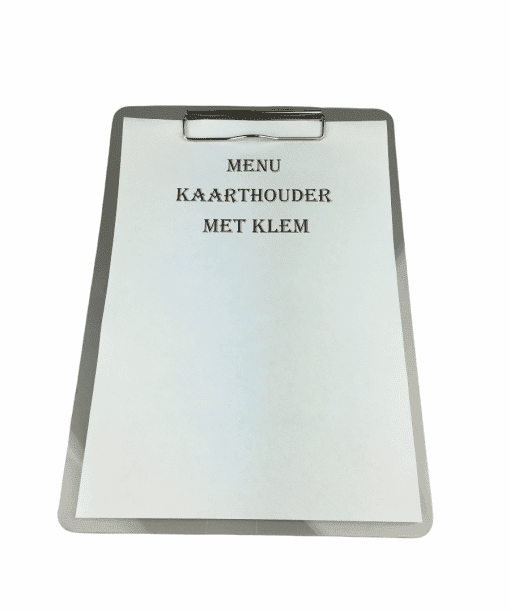 Menu klem A4 | Branchegerichtzoeken.nl