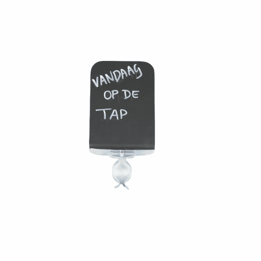 Tapruiter met schoolbordenverf