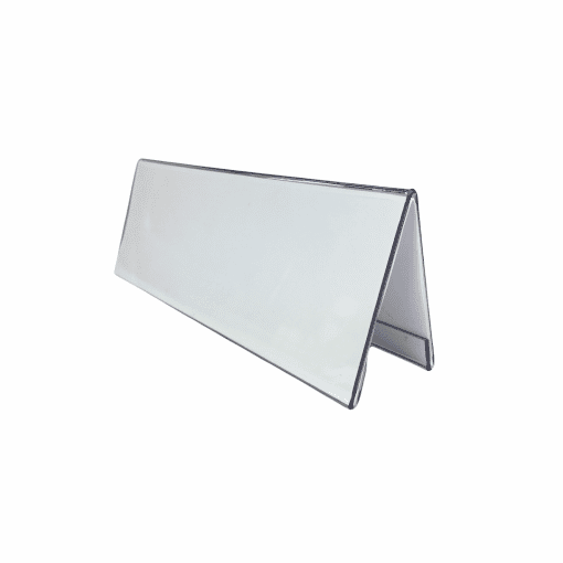 Tafel naambordje A5 - glashelder - Afbeelding 2