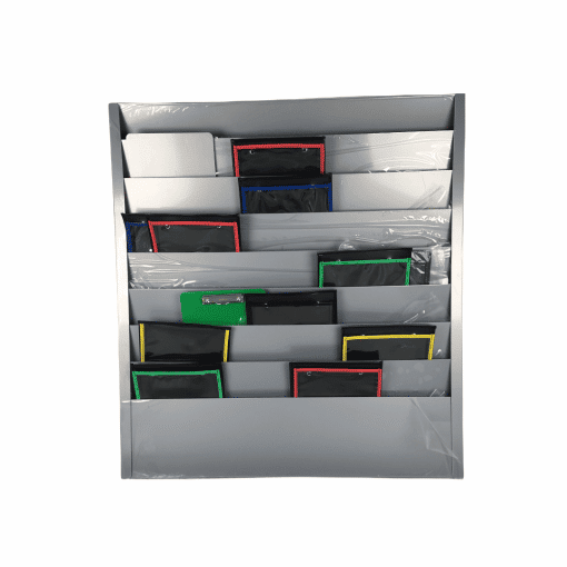 Planbord voor 24 werkordermappen