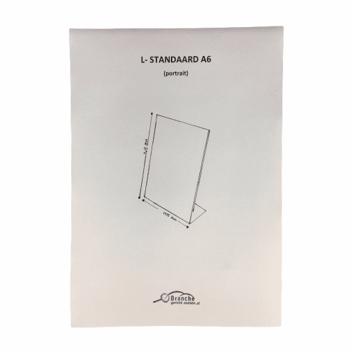 L standaard A6 (portrait) - Afbeelding 3