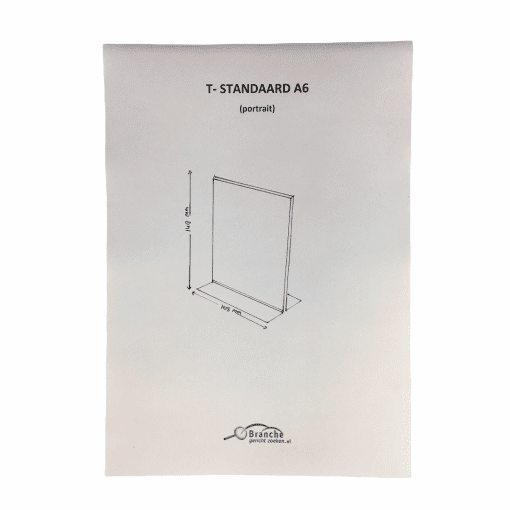 T standaard A6 portrait - Afbeelding 7