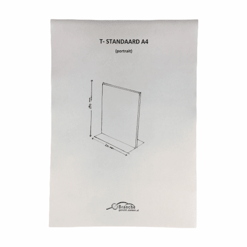 A4 T- standaard (portrait) - Afbeelding 8