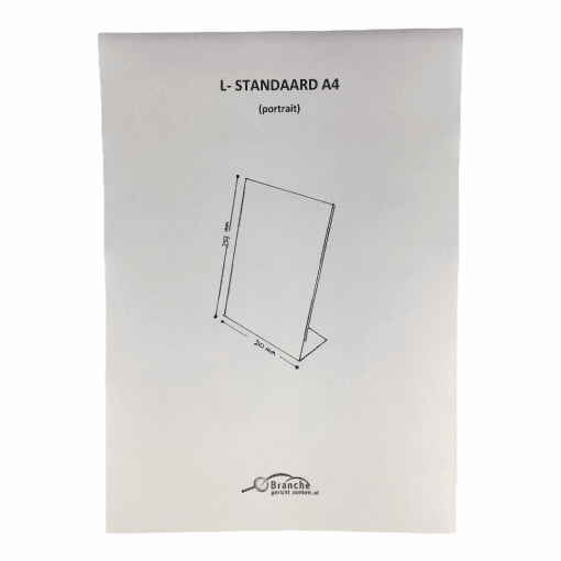 L standaard A4 (portrait) - Afbeelding 6