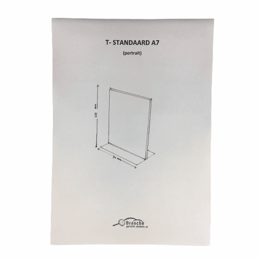 T standaard A7 portrait - Afbeelding 7