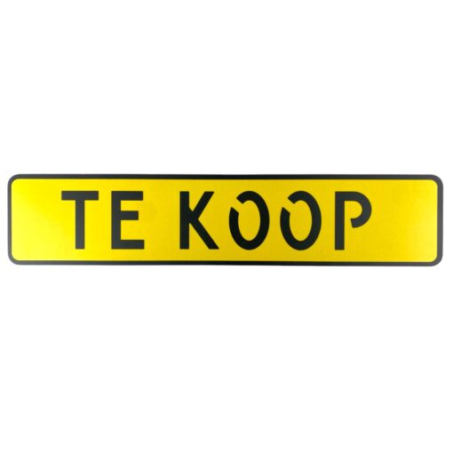 Kentekenplaat TE KOOP