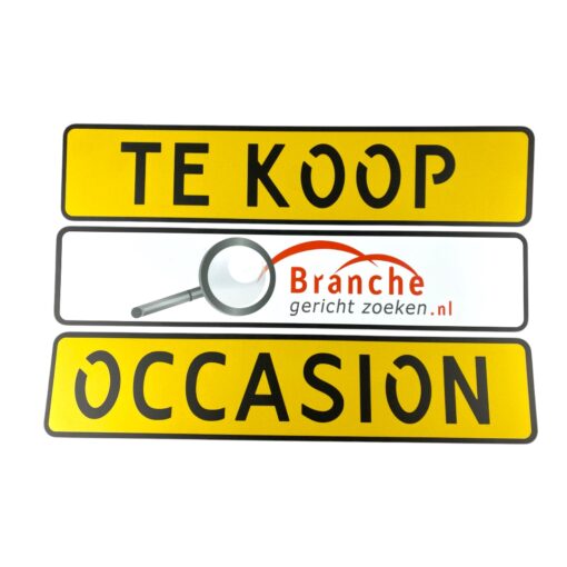 Kentekenplaat OCCASION - Afbeelding 2