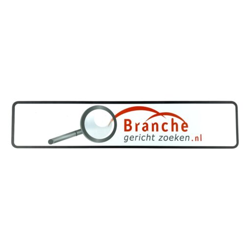 showroom reclame kentekenplaat